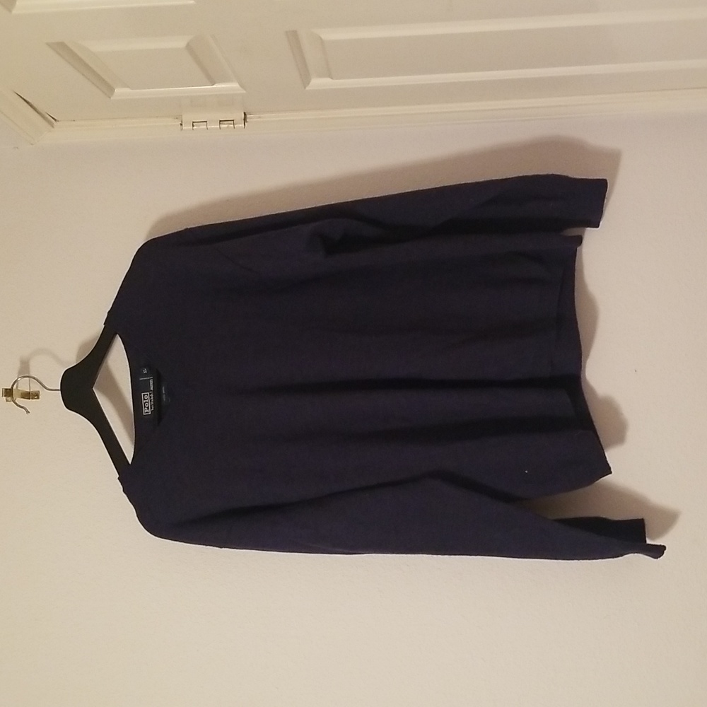 Men's Polo Ralph Lauren XL Blue Wool Sweater